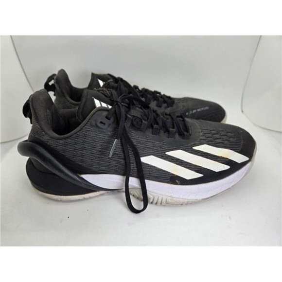 Adidas Adizero Cybersonic Tennis Shoes Women's 8 Black Court Pickleball Sneakers - Picture 1 of 9